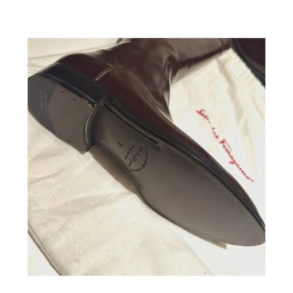 Ferragamo knee high boots
